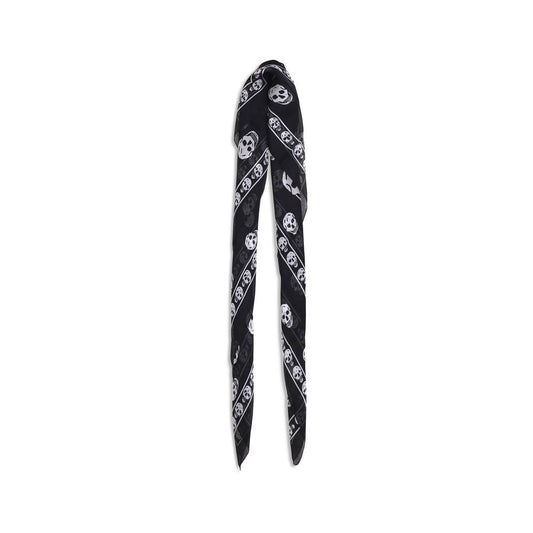 Black Silk Scarf