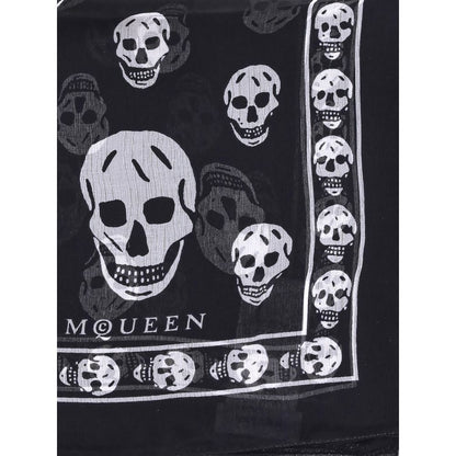 Black Silk Scarf
