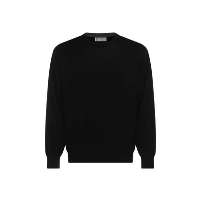 Black Fleece Wool Sweatshirt
