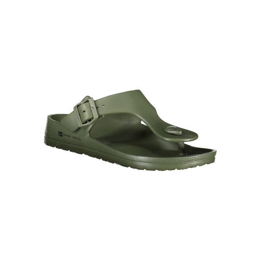Green Plastic Mens Sandal