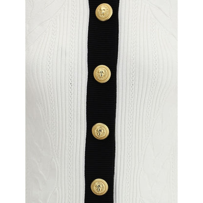 White Viscose Cardigan