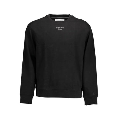 Black Cotton Sweatshirt