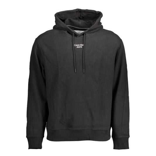 Black Cotton Sweatshirt