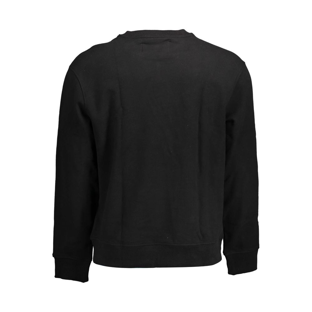 Black Cotton Sweatshirt
