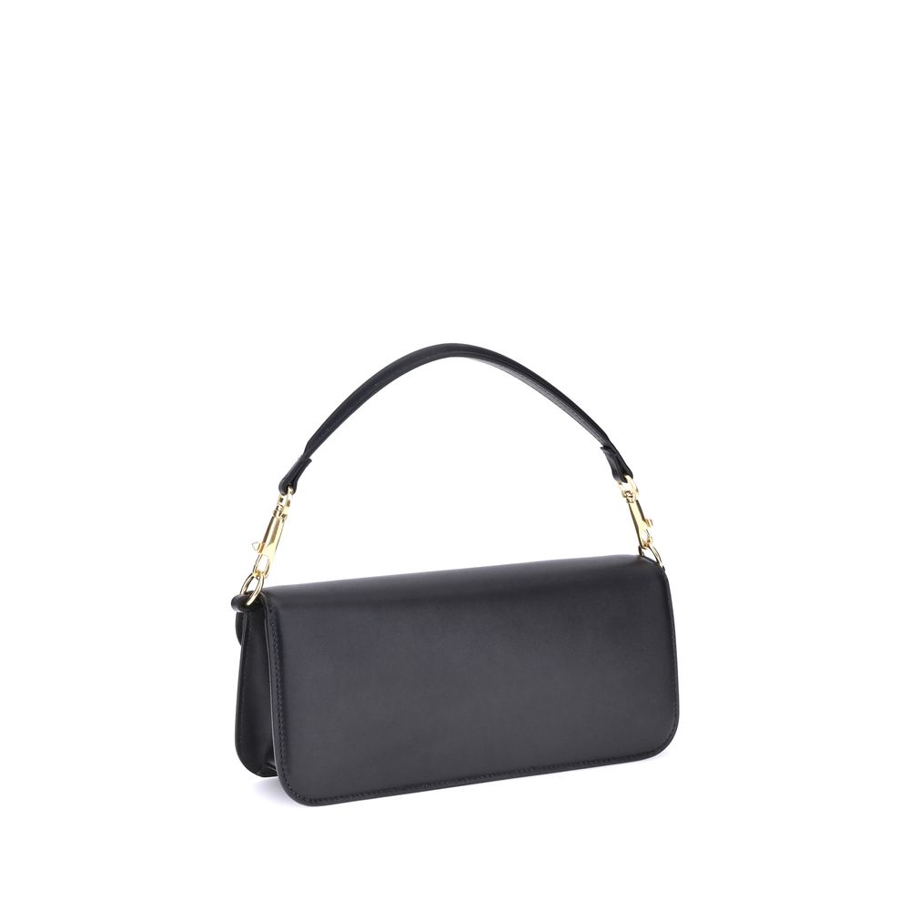 Black Calf Leather Bos Taurus Shoulder Bag