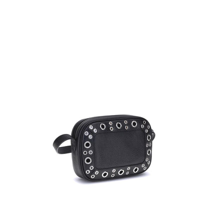 Black Calf Leather Bos Taurus Shoulder Bag