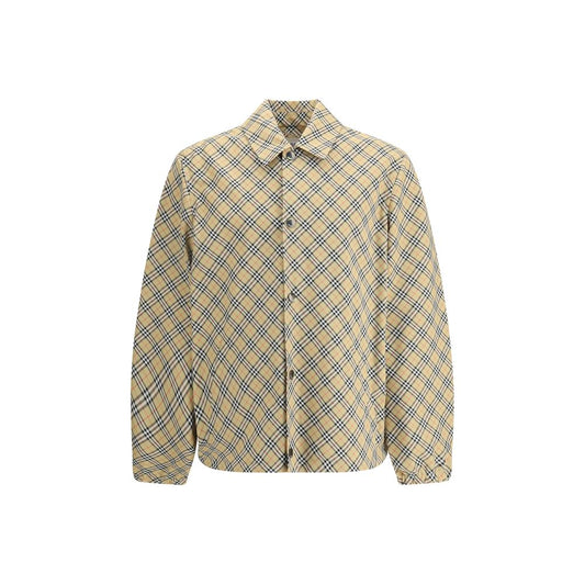 Beige Polyester Jackets And Coat