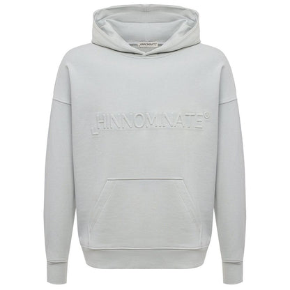 Gray Cotton Men Hoodie