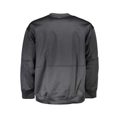 Black Polyester Men Sweater