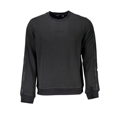 Black Polyester Men Sweater