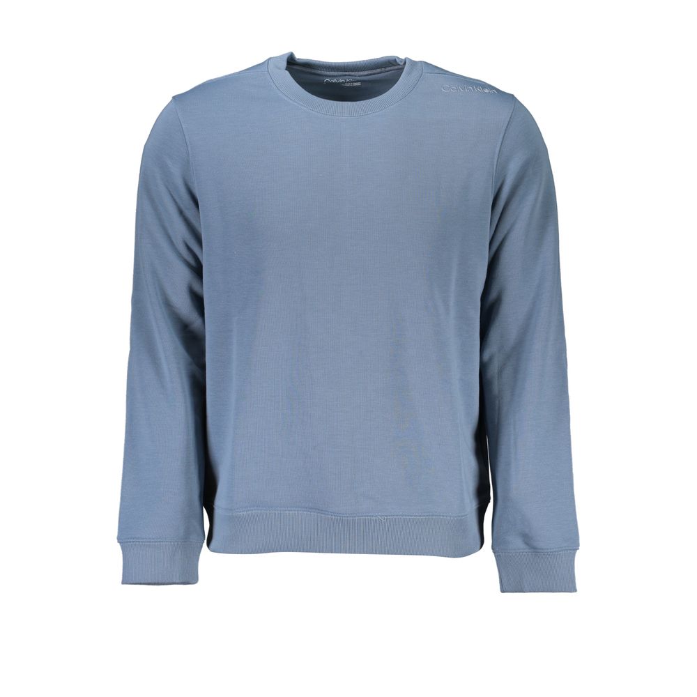 Blue Polyester Men Sweater