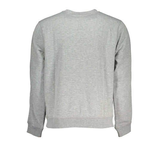 Gray Polyester Men Sweater