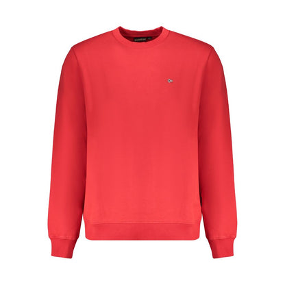 Red Organic Cotton Men Sweater