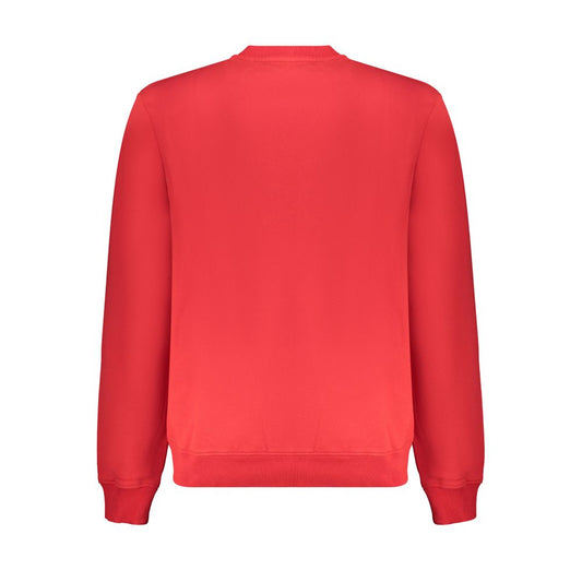 Red Organic Cotton Men Sweater
