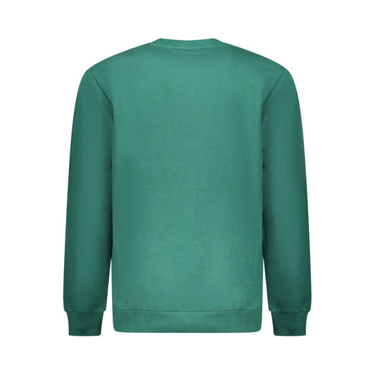 Green Cotton Men Sweater