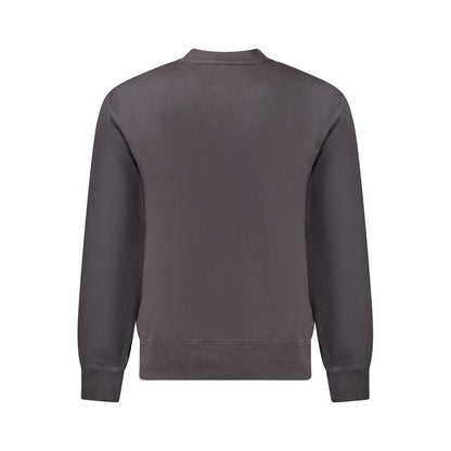 Black Cotton Men's Sweatshirt