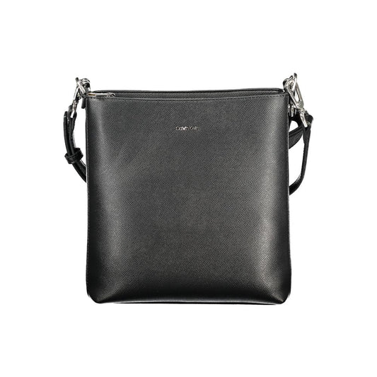 Black Polyester Handbag