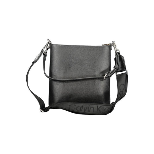 Black Polyester Handbag