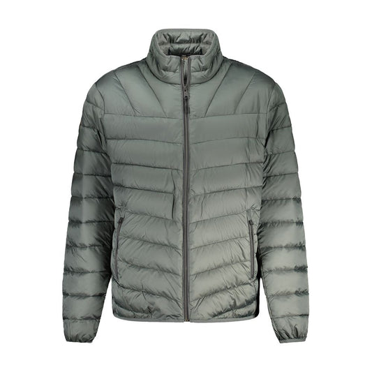 Green Polyamide Men Jacket