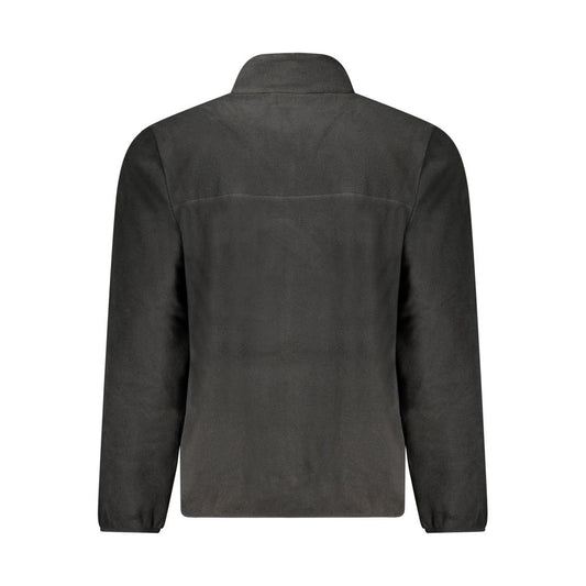 Black Polyester Men Jacket