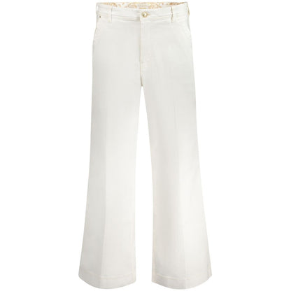 White Cotton Women Jeans