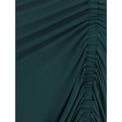 Green Viscose Casual Dress