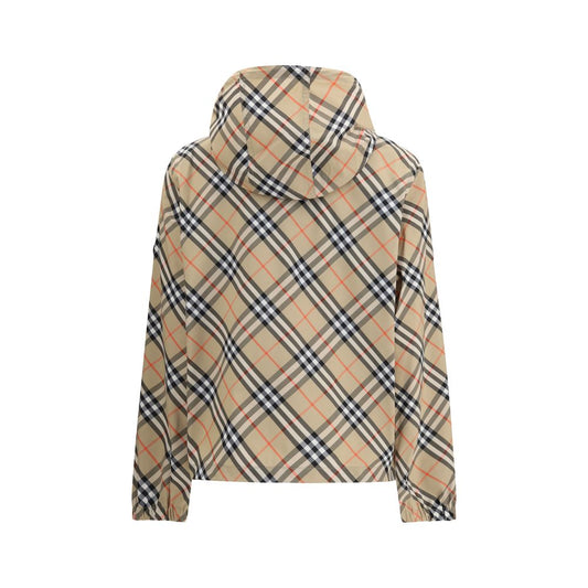 Beige Polyester Shell Jacket