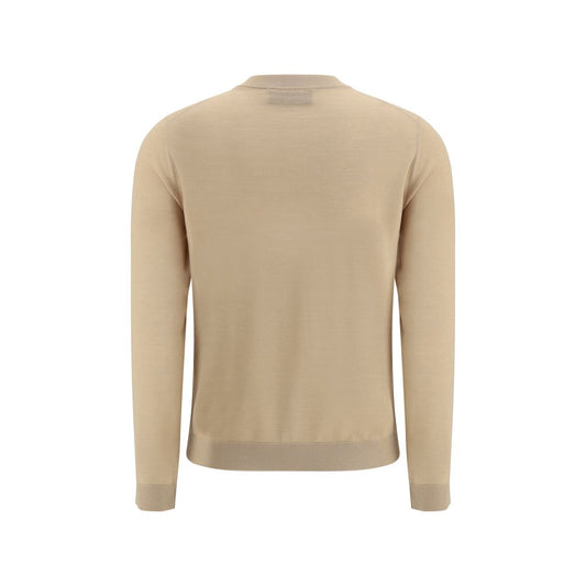 Beige Cashmere Cardigan