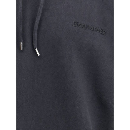 Black Cotton Sweatshirt