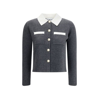 Gray Wool Cardigan