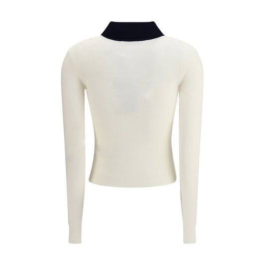 Cream Merino Wool Cardigan