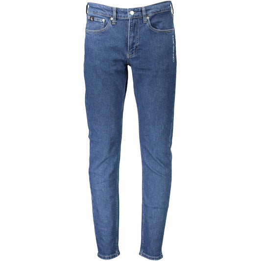 Blue Cotton Men Jeans