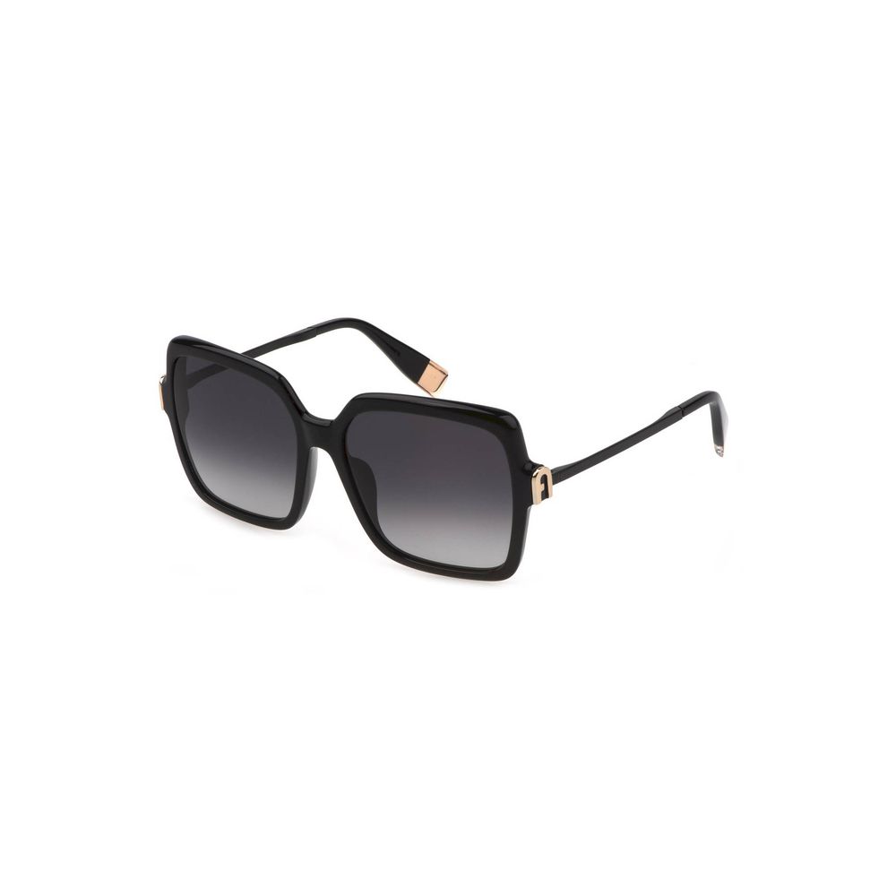 Black Acetate Women Sunglass