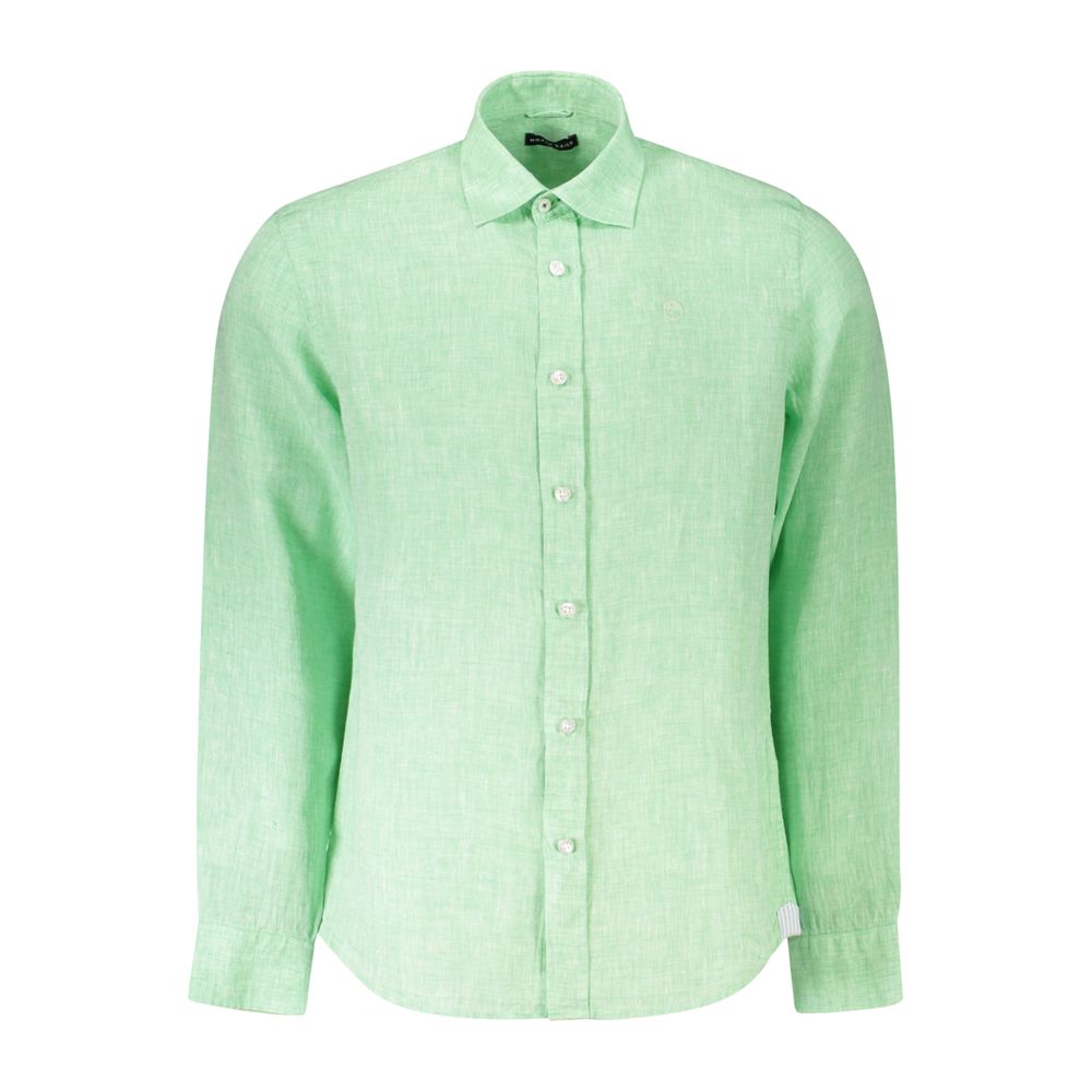 Green Linen Shirt