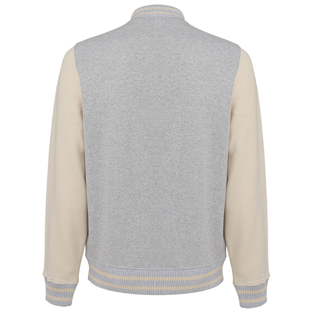 Gray Cotton Bomber