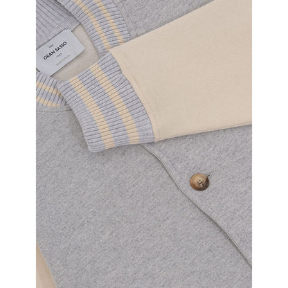 Gray Cotton Bomber