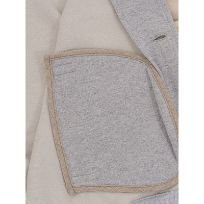 Gray Cotton Bomber