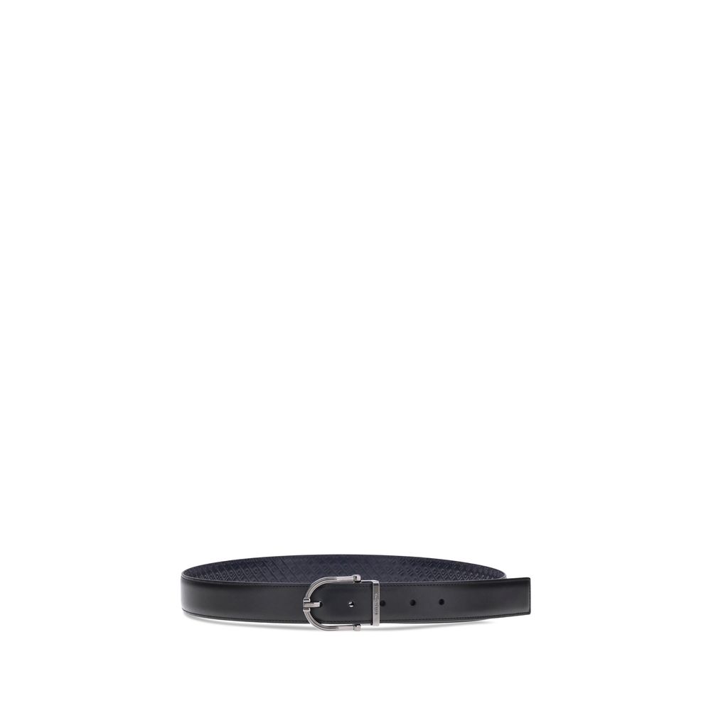 Black Calf Leather Bos Taurus Belt