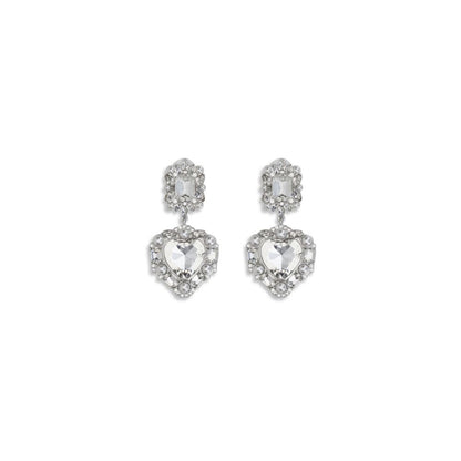 Silver Metal Earrings
