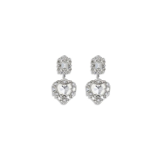 Silver Metal Earrings
