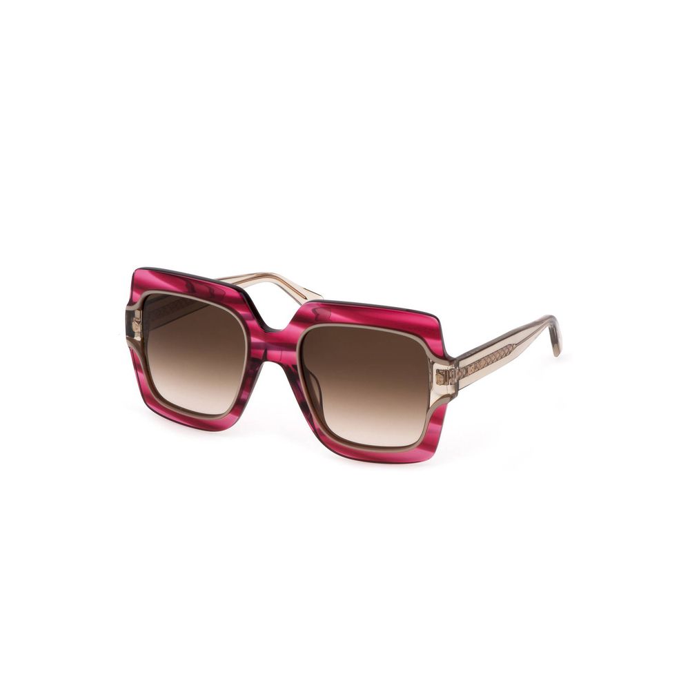 Red Plastic Women Sunglass