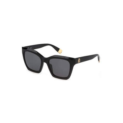 Black Acetate Women Sunglass