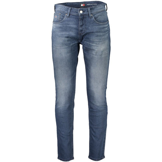 Blue Cotton Men Jeans