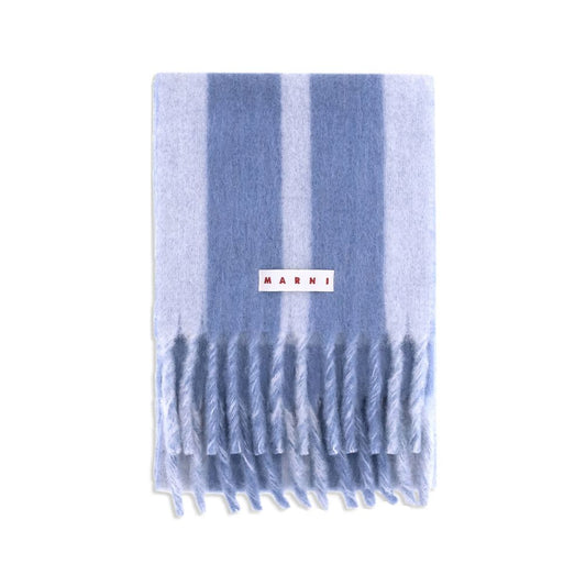 Light Blue Wool Scarf