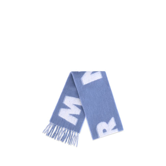 Light Blue Wool Scarf