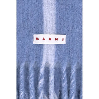 Light Blue Wool Scarf