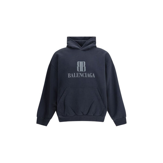 Black Cotton Sweatshirt