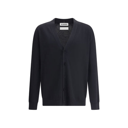 Black Wool Cardigan