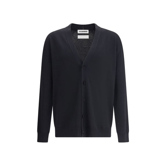 Black Wool Cardigan