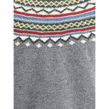 Gray Fleece Wool Sweatshirt